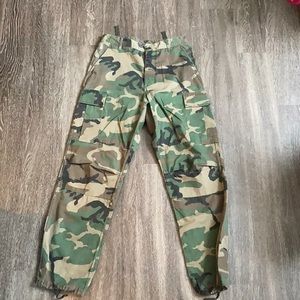 Camo military pants